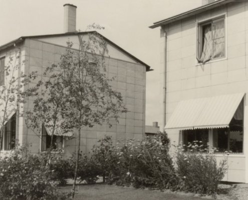 Tuinbeplanting Rietzangerstraat 1953