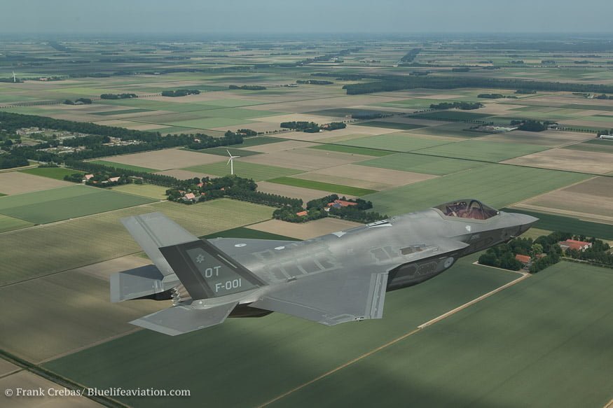 F 35-A (JSF) boven Nagele