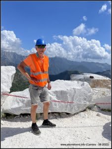 Marmer groeve Carrara Italie