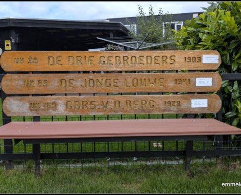 Naamborden bankje 4