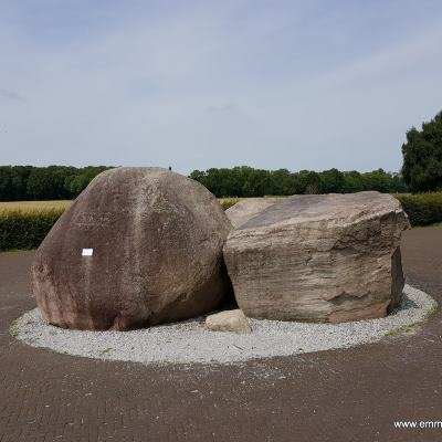 Noorse stenen vlakje