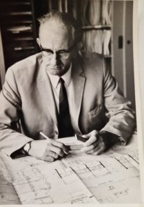 ca 1955 Schouwstra aan het werk