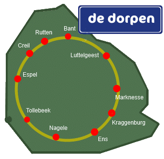 Leuk plan. Een kring van 10 dorpen. Maar meteen achterhaald. Spijt ?