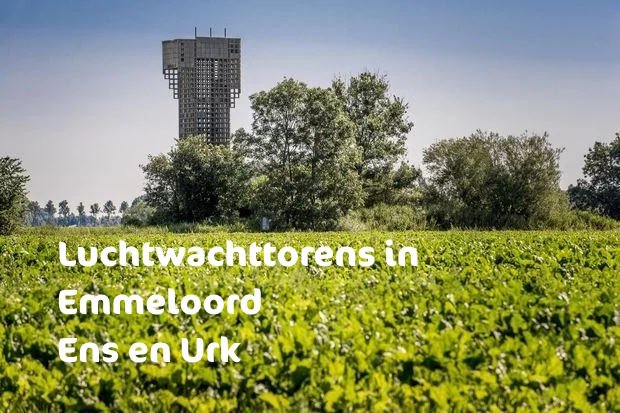 Luchtwachttorens. Stonden ook in Emmeloord. En maar kijken of de Russen eraan komen.