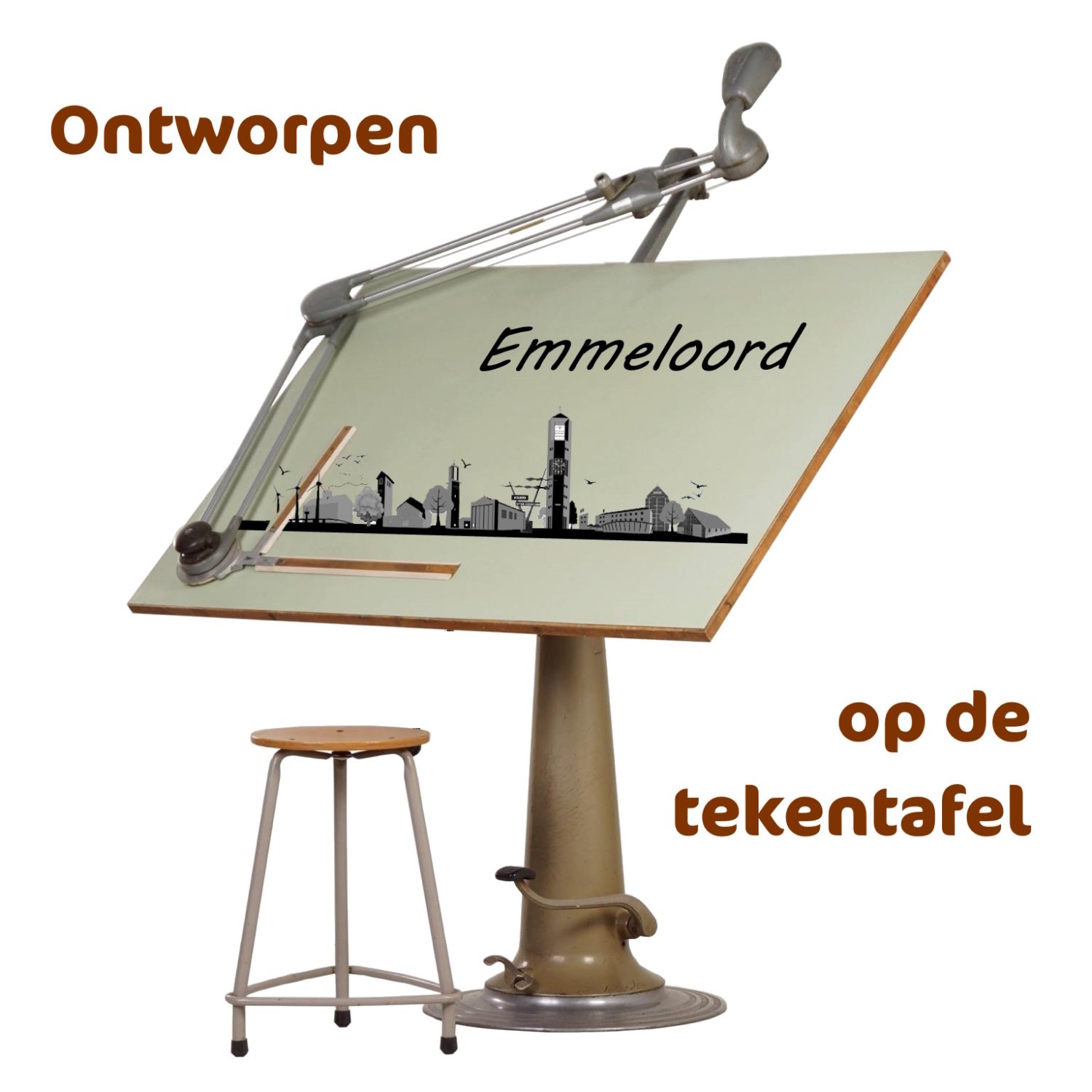 Emmeloord ontworpen de tekentafel