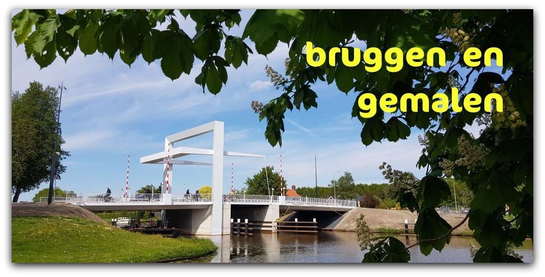 bruggen en gemalen in de Noordoostpolder