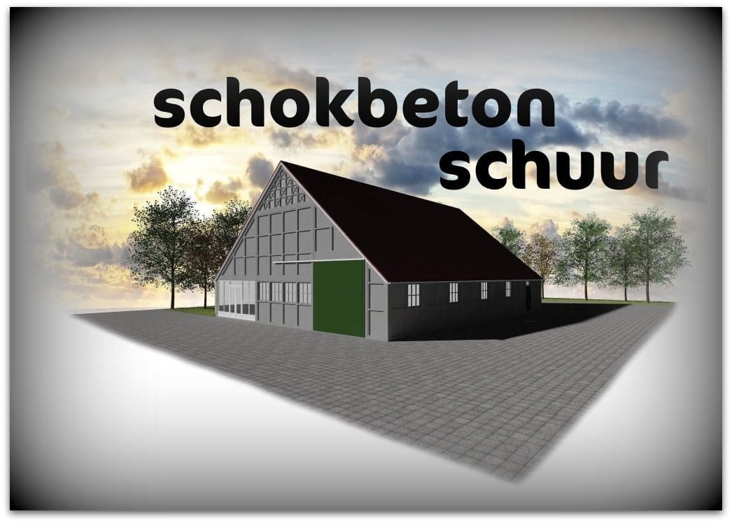 Schokbetonschuur Domeinschuur Systeemschuur