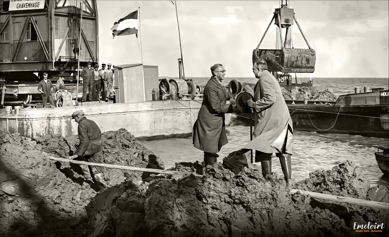 sluiting Noordoostpolder dijk