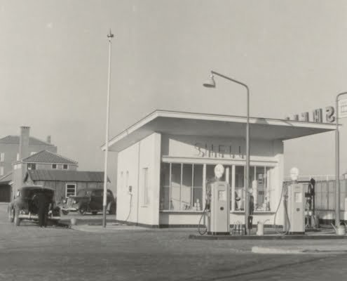 Het Shell station 1952 1