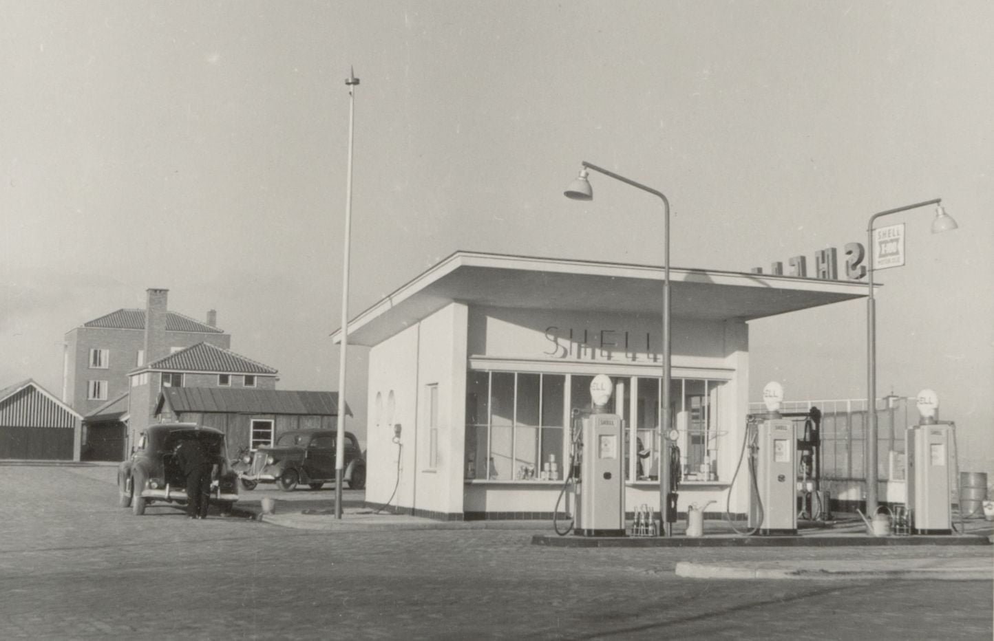 Het Shell station 1952 1