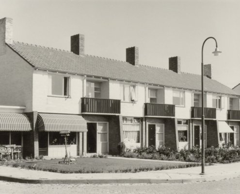 Woningen aan de Hoefbladstraat 1954