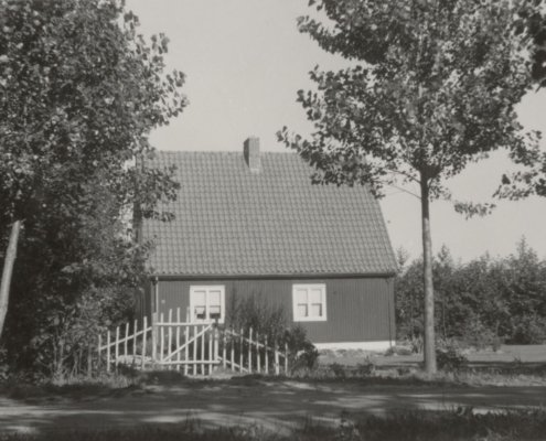 Oostenrijkse woning pachterswoning aan de Neushoornweg in sectie C 1952