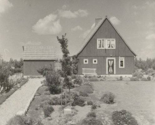 Oostenrijkse woning pachterswoning aan de Steenwijkerweg in sectie B 1950