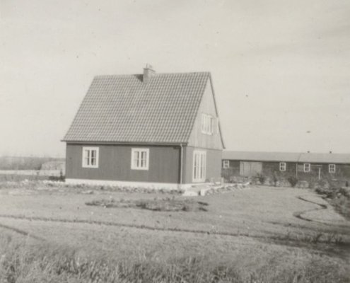 Pachterswoning Oostenrijkse woning aan de Zwartemeerweg in sectie C 1950