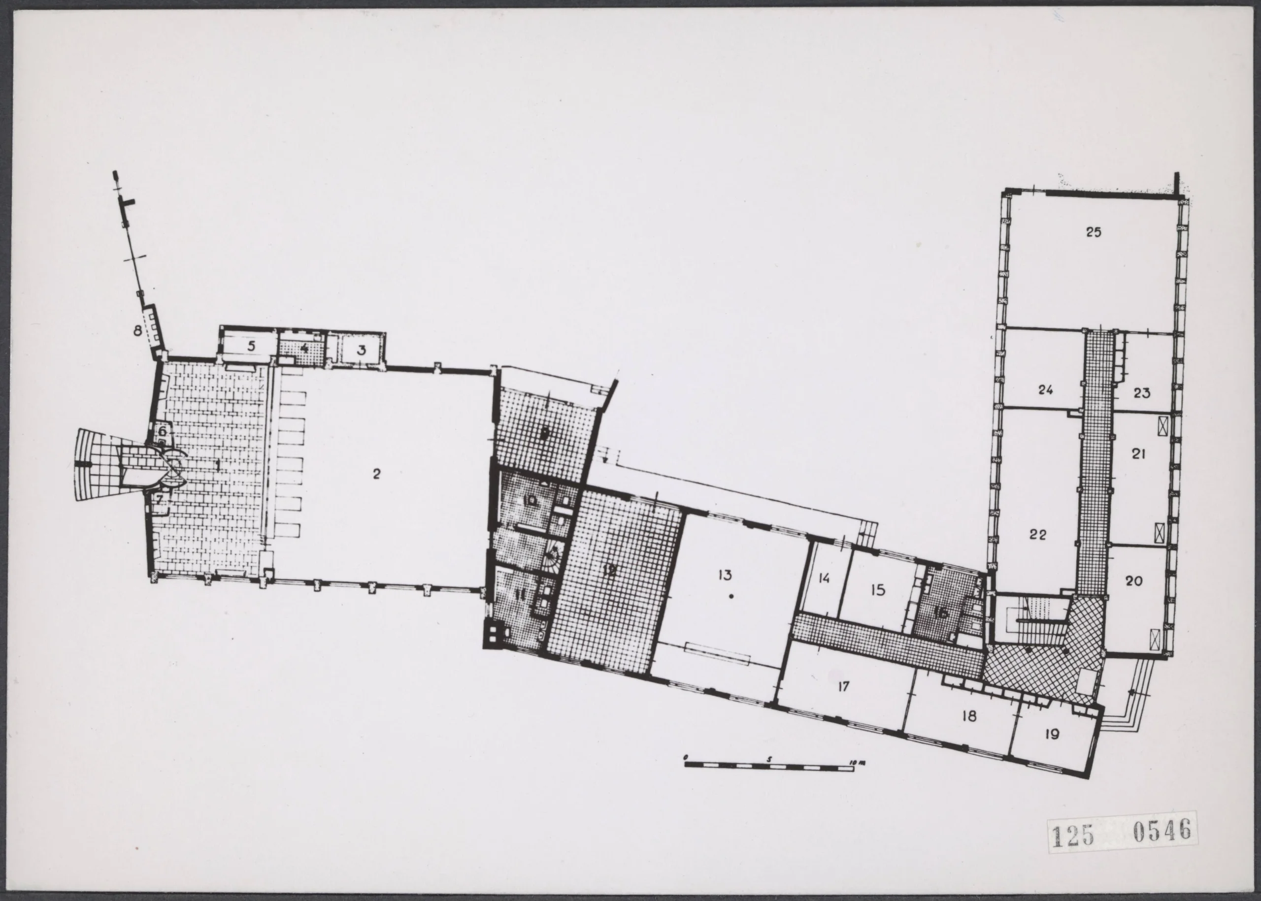 Plattegrond postkantoor