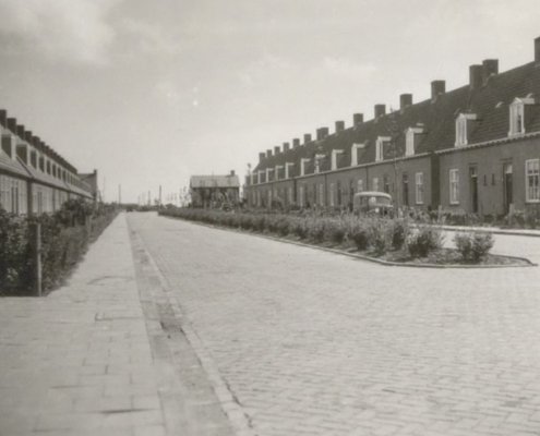 De Rietstraat juni 1947