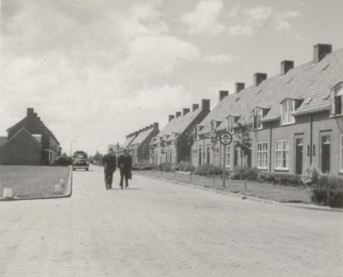 De Zeeasterstraat. De westzijde 1949