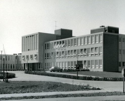 Dr. Janssen ziekenhuis hoofdingang 1964